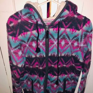 American Eagle 🦅 Fleece Zip Up Hoodie Sz Large